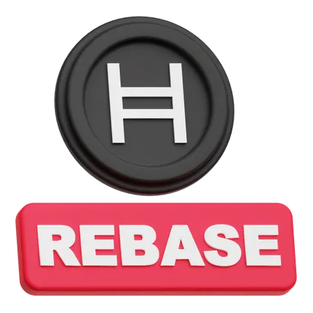 Hedera Rebase  3D Icon