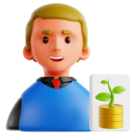 Hedge Fund Manager  3D Icon