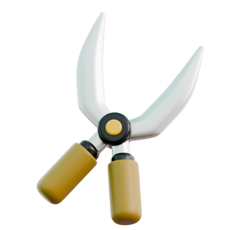 Hedge Shears  3D Icon