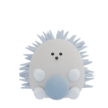 Hedgegog  3D Illustration