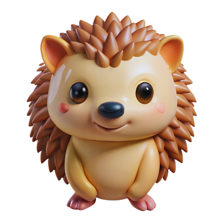 Hedgehog  3D Icon