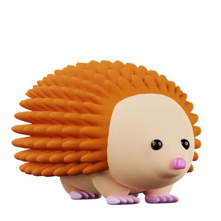 Hedgehog  3D Icon