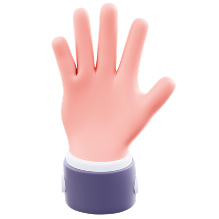 Hei Handbewegung  3D Icon