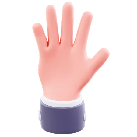 Hei Hand Gesture  3D Icon