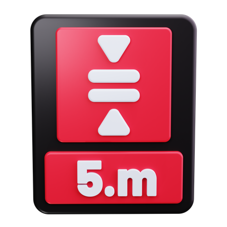 Height Limit  3D Icon