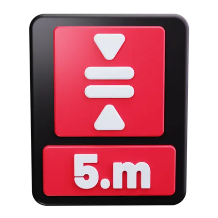 Height Limit  3D Icon