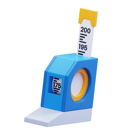 Height measure  3D Icon