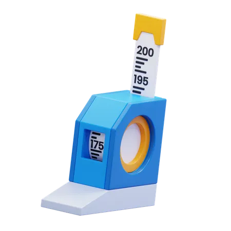 Height measure  3D Icon