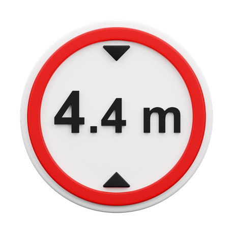 Height Restriction  3D Icon