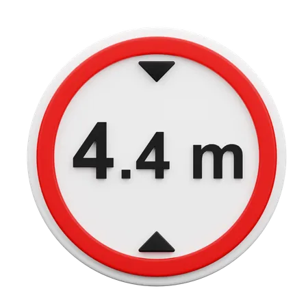 Height Restriction  3D Icon