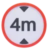 Height Restriction Traffic Sign