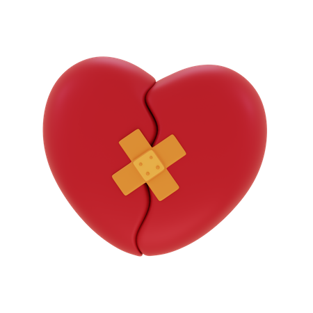 Herz heilen  3D Icon