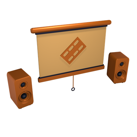 Heimkino  3D Icon