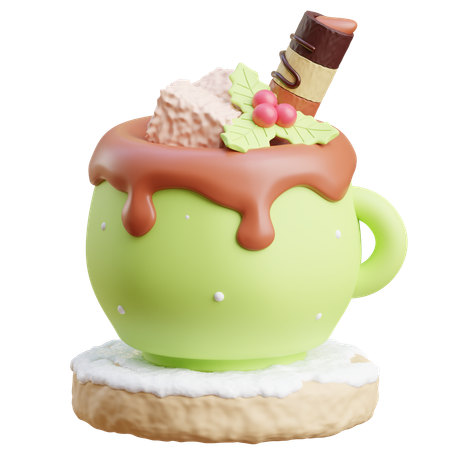 Heiße Schokolade  3D Icon
