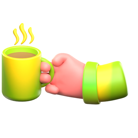 Heiße Tasse  3D Icon