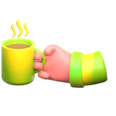 Heiße Tasse  3D Icon