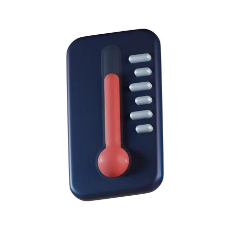 Heiße Temperatur  3D Icon