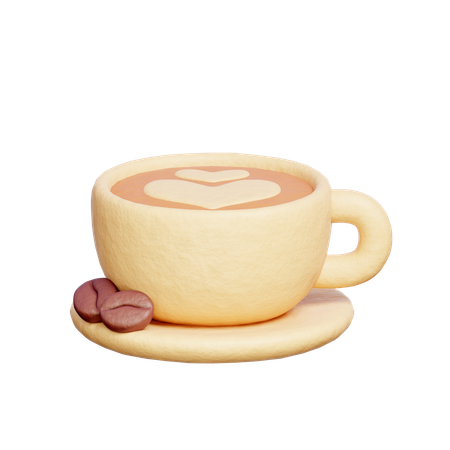 Heißer Kaffee  3D Icon