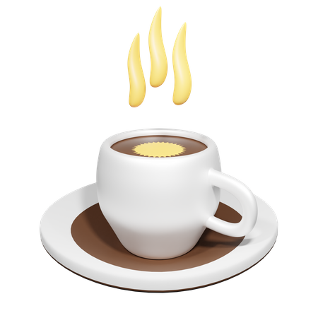 Heißer Kaffee  3D Icon