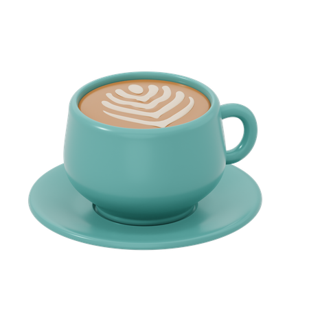 Heißer Latte  3D Icon