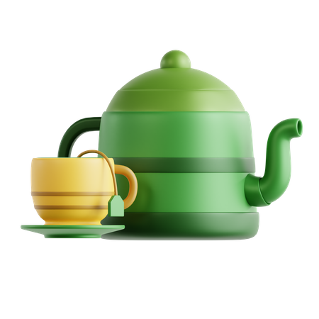 Heißer Tee  3D Icon