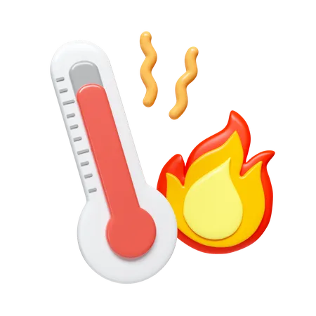 Heißes Wetter  3D Icon
