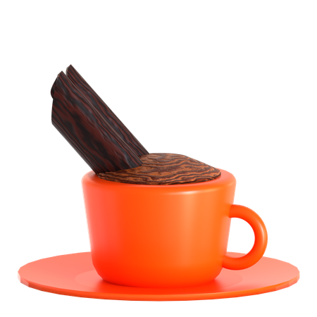 Heißes Zimtgetränk  3D Icon