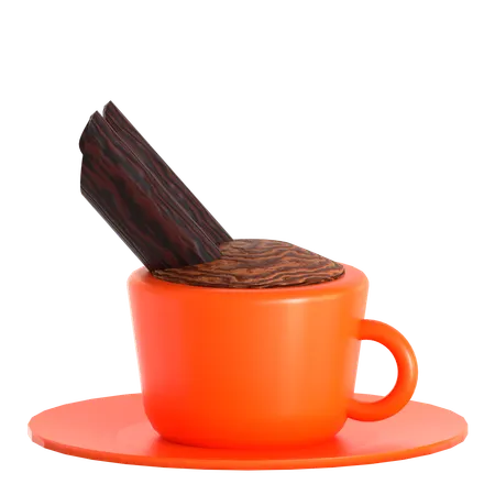 Heißes Zimtgetränk  3D Icon