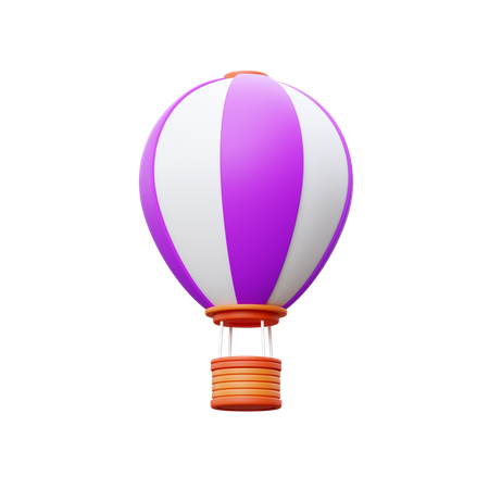 Heißluftballon  3D Icon