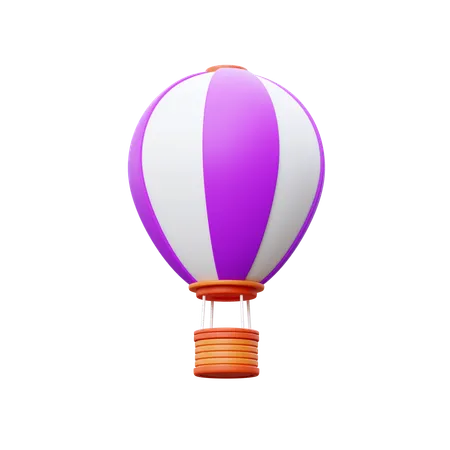 Heißluftballon  3D Icon