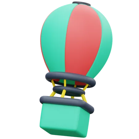 Heißluftballon  3D Icon