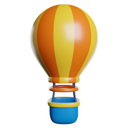 Heißluftballon  3D Icon