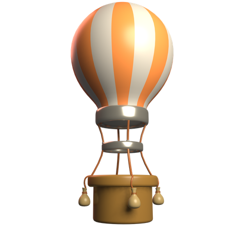 Heißluftballon  3D Icon