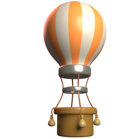 Heißluftballon  3D Icon