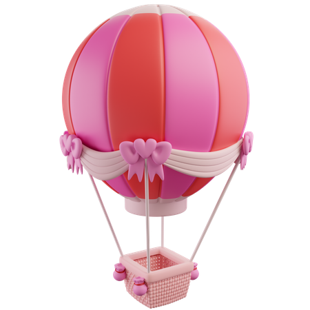 Heißluftballon  3D Icon