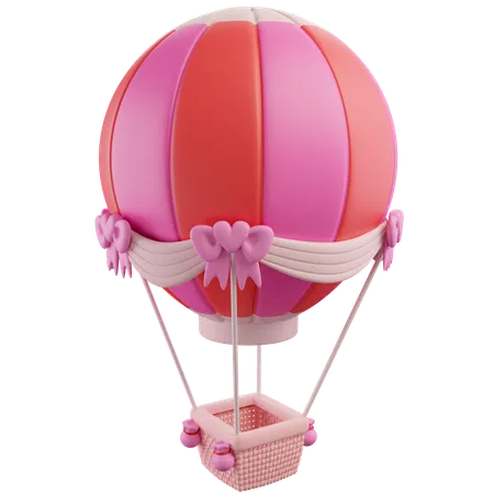 Heißluftballon  3D Icon