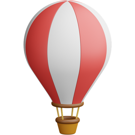 Heißluftballon  3D Icon