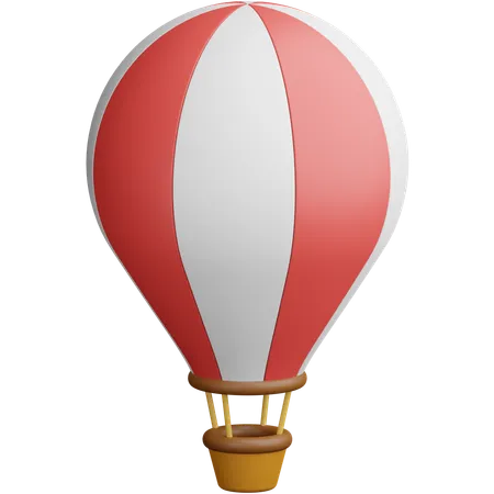 Heißluftballon  3D Icon