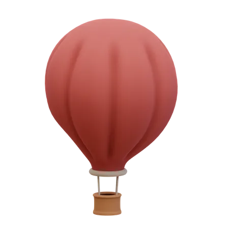 Heißluftballon  3D Illustration