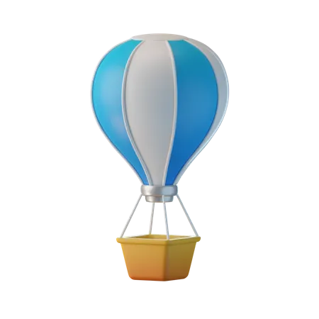 Heißluftballon  3D Icon