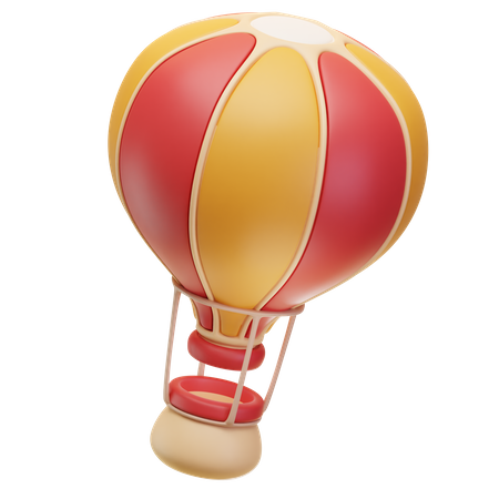 Heißluftballon  3D Icon