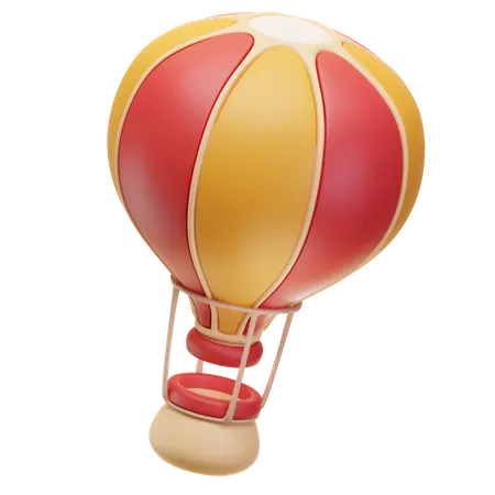 Heißluftballon  3D Icon