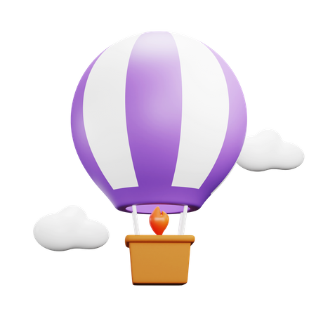 Heißluftballon  3D Icon