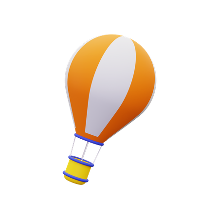 Heißluftballon  3D Icon