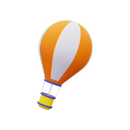 Heißluftballon  3D Icon