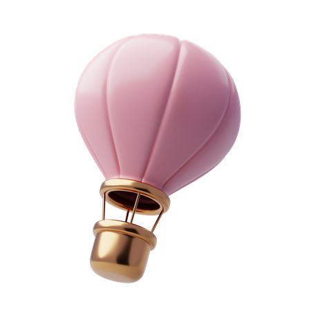 Heißluftballon  3D Icon