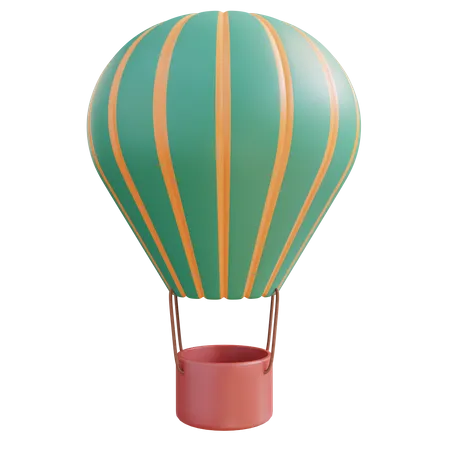 Heißluftballon  3D Icon