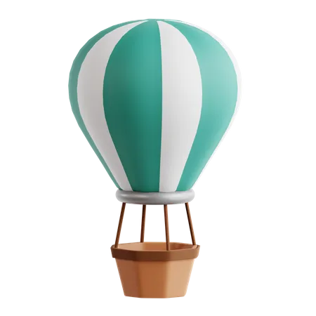 Heißluftballon  3D Icon