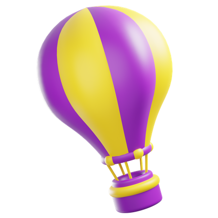 Heißluftballon  3D Icon