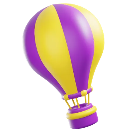 Heißluftballon  3D Icon